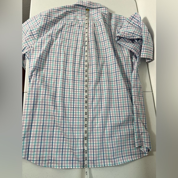 Vineyard Vines Mens Preppy Plaid Button Down Multi Pastel Shirt Size Large - Picture 11 of 12